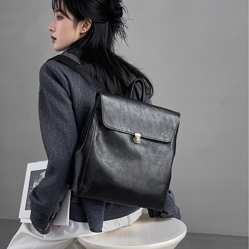 Luxury Bags Quality - Luxury Brand Genuine Leather Backpack For
