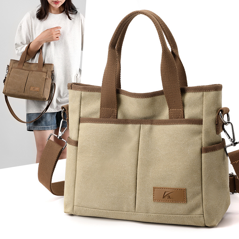 New Casual Canvas Bag Large Ca - Luxury Bags Korea review and price