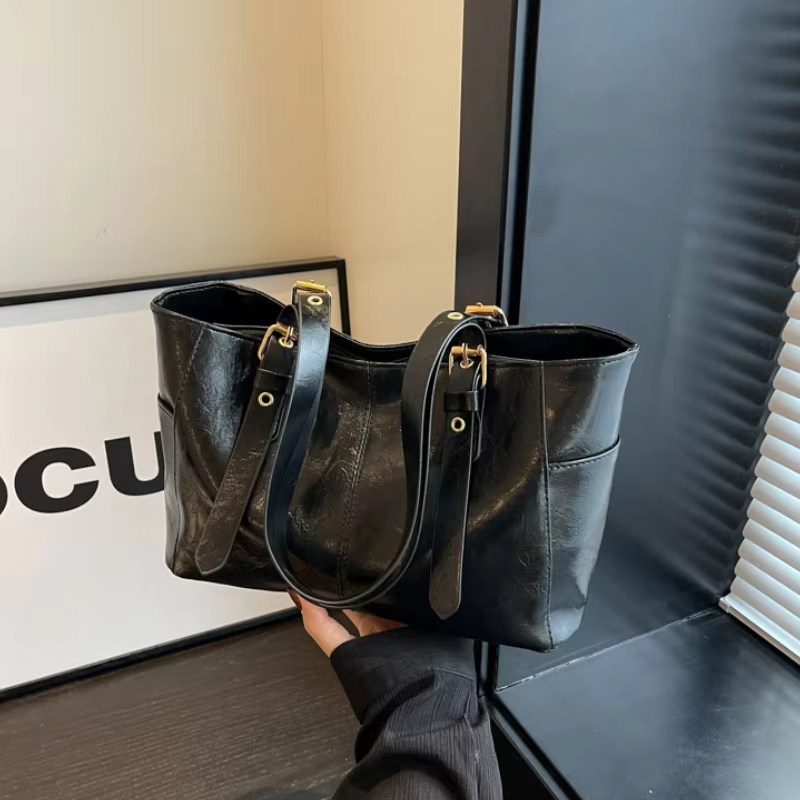 Large Capacity Solid Color Han - Luxury Bags Korea review and price