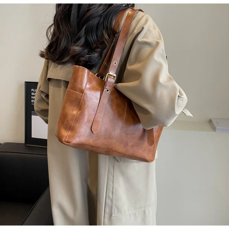 Large Capacity Solid Color Han - Luxury Bags Korea review and price