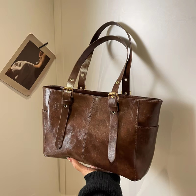 Large Capacity Solid Color Han - Luxury Bags Korea review and price