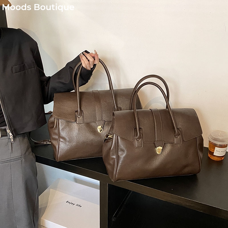 MOODS Branded Luxury Top-handl - Luxury Bags Consignment review and price