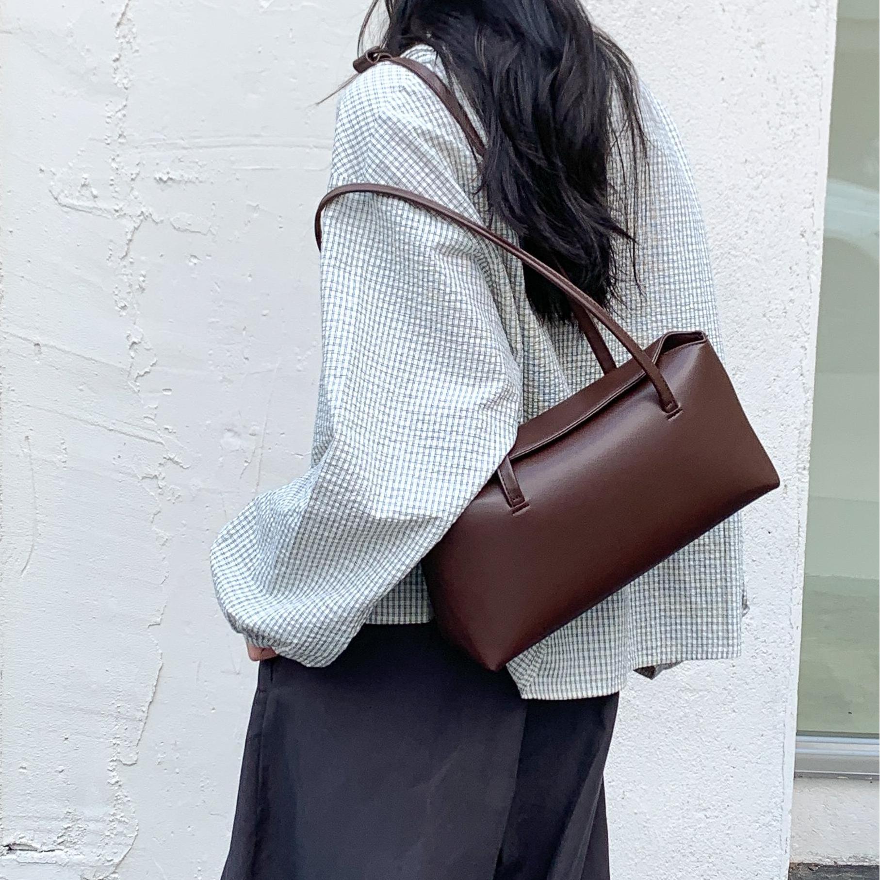 Korean Simple PU Leather Shoul - Luxury Bags Korea review and price