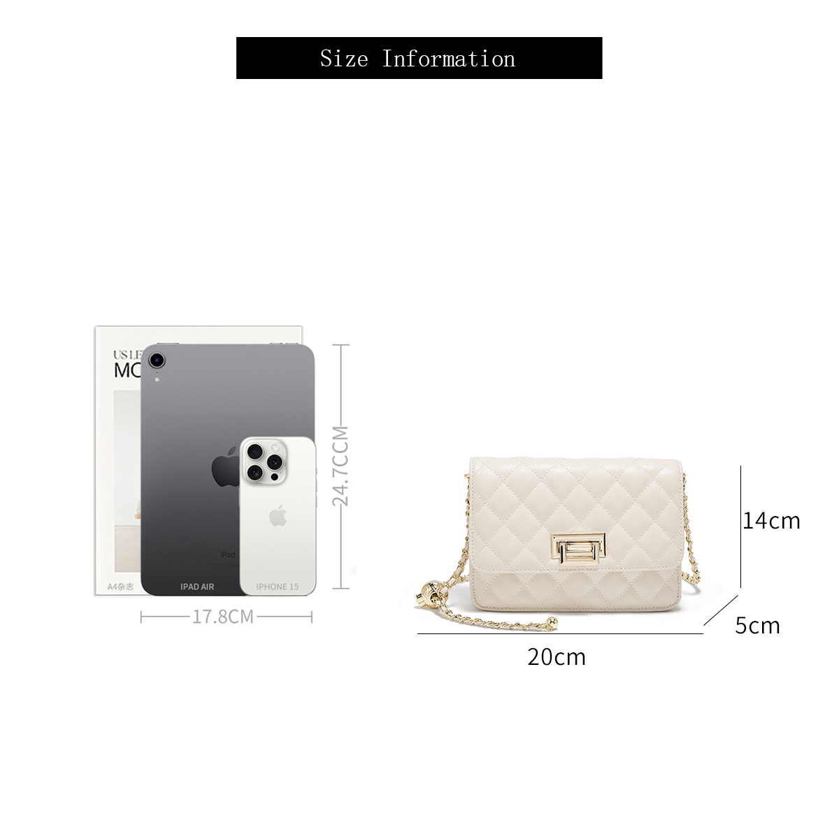 FOXER 2026 Women White Quilted - Luxury Quilted Bags review and price