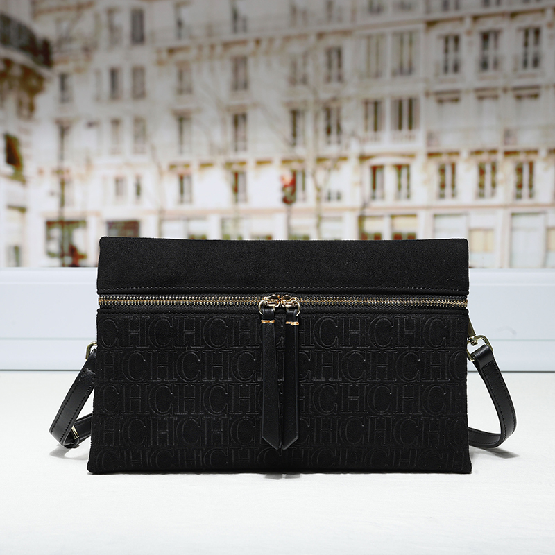 CH Monogram Embossed Suede Cro - Luxury Ziploc Bags review and price