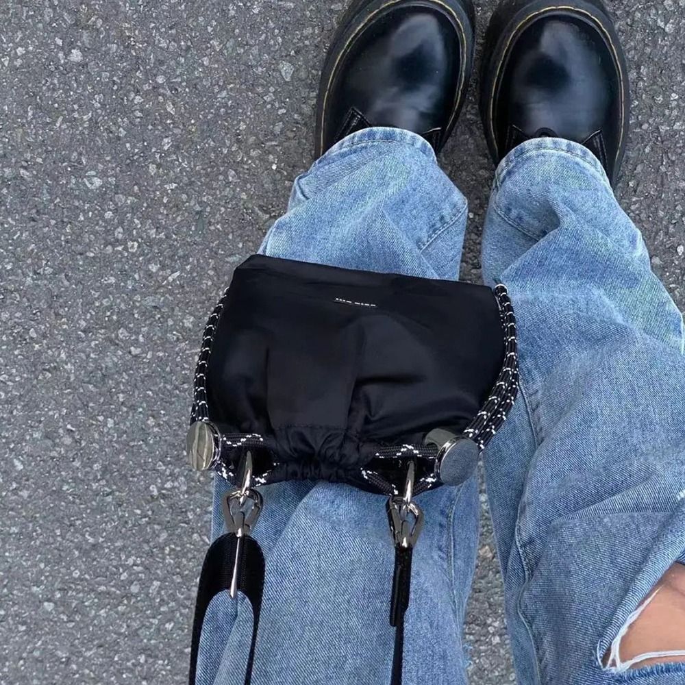 Cool Korean Style Black Drawst - Luxury Bags Korea review and price