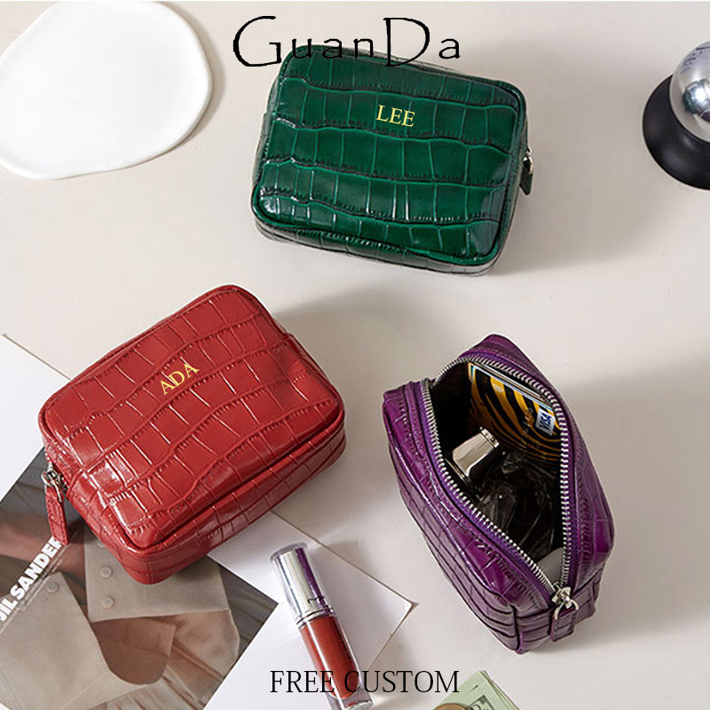 Luxury Genuine Leather Zip Coi - Luxury Ziploc Bags review and price