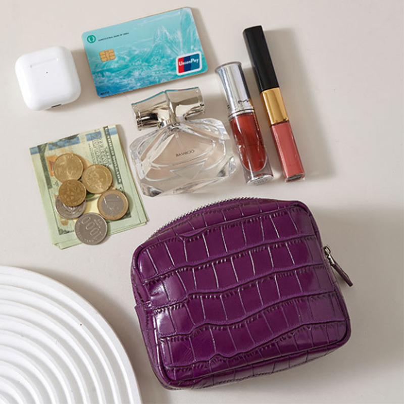 Luxury Genuine Leather Zip Coi - Luxury Ziploc Bags review and price