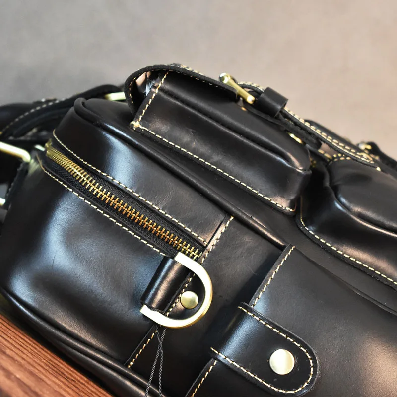 Vintage Men's Black Shoulder B - Luxury Bags Luggage review and price