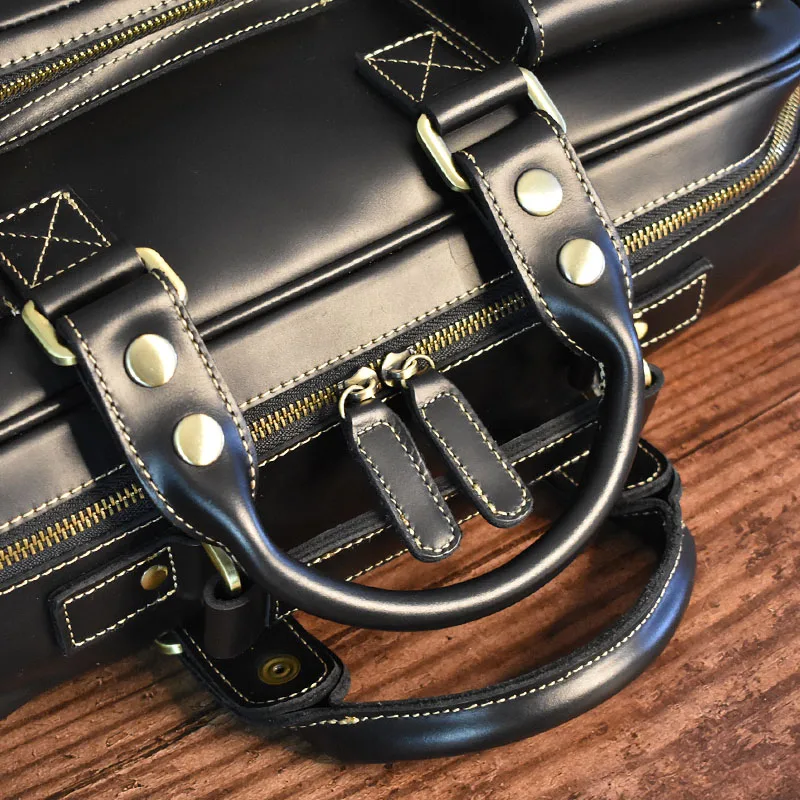 Vintage Men's Black Shoulder B - Luxury Bags Luggage review and price