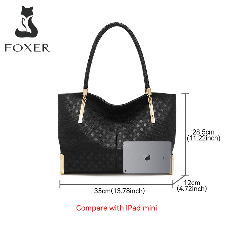 FOXER Genuine Leather Lady's H - Luxury Quilted Bags review and price