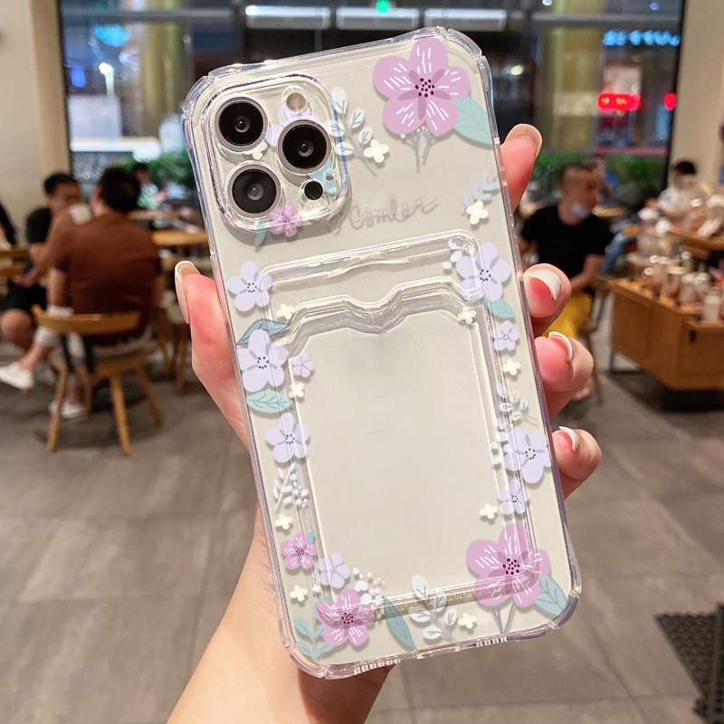 Retro Flower Clear Phone Case  - Luxury Bags In Store review and price
