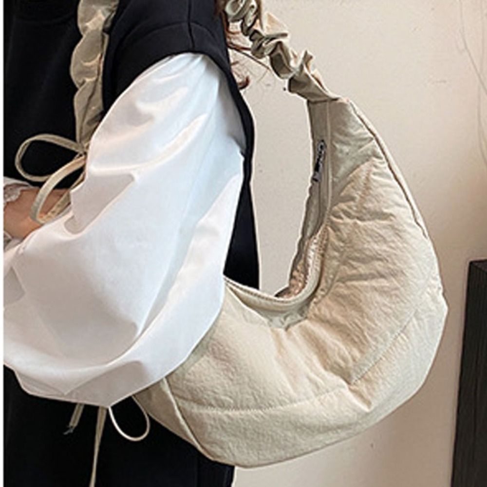 Cool Nylon Pleated Hand Bag Ko - Luxury Bags Korea review and price
