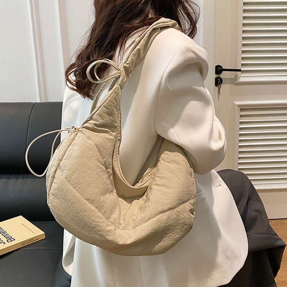 Cool Nylon Pleated Hand Bag Ko - Luxury Bags Korea review and price